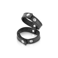 Anillo de pene doble ajustable Simili