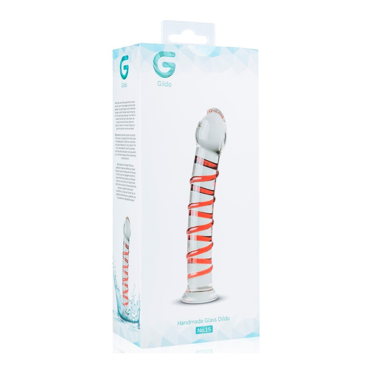 Dildo de Vidro Colorido No.15