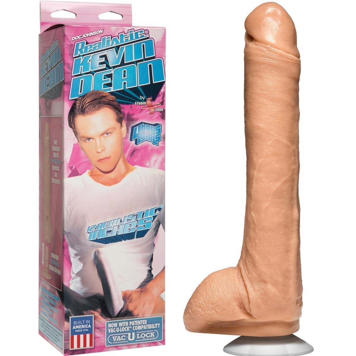 Dildo Suction Cup Vac-U-Lock Kevin Dean