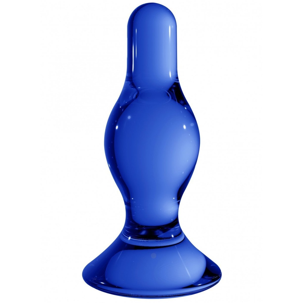 Plug Anal En Verre Chrystalino Classy Bleu