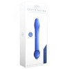 Vidro duplo Dildo Chrystalino Tesouro Azul
