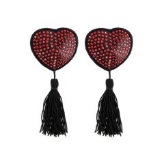 Cache Tetons Heart Strass Black/Red