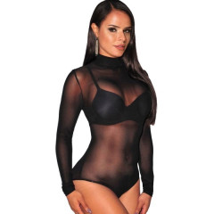 Body Noir Manches Longues TU Noir