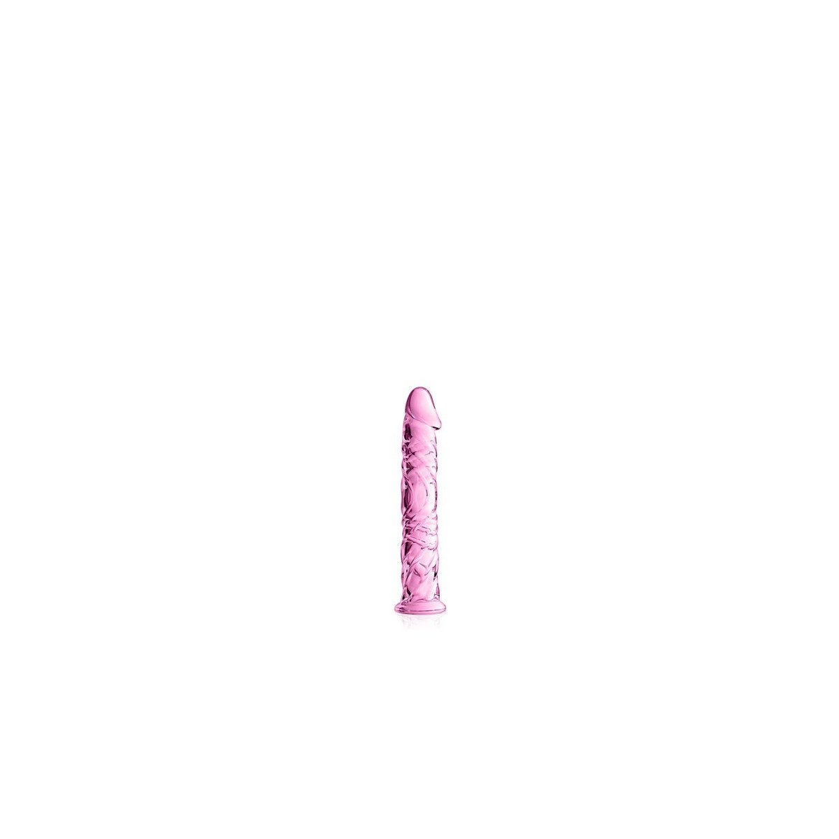 Glass Dildo 4 Pink Glossy Toys Glass Dildo 4 Pink Glossy Toys
