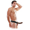 Gode Ceinture Creux Marron Fetish Fantasy - 20 Cm