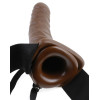 Gode Ceinture Creux Marron Fetish Fantasy - 20 Cm