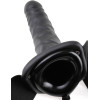 Dildo Hollow Belt Black Fetish Fantasy - 20 Cm