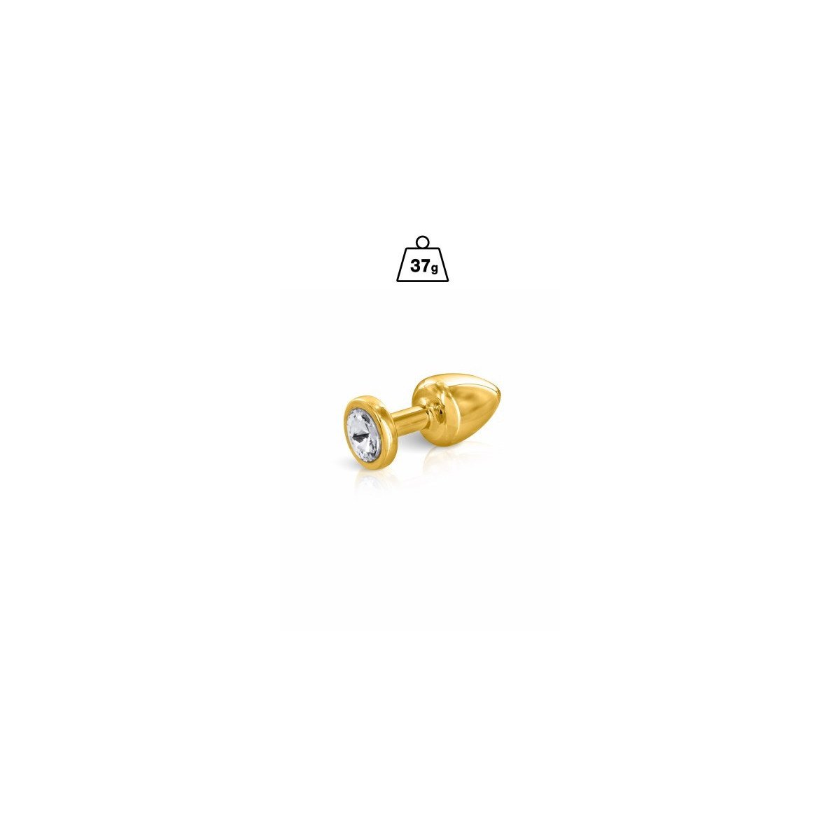 Angel Plug Oro + Joya Transparente Xs Angel Plug Oro + Joya Transparente Xs