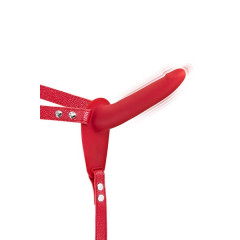 Simple Strap-On Vibrant Red