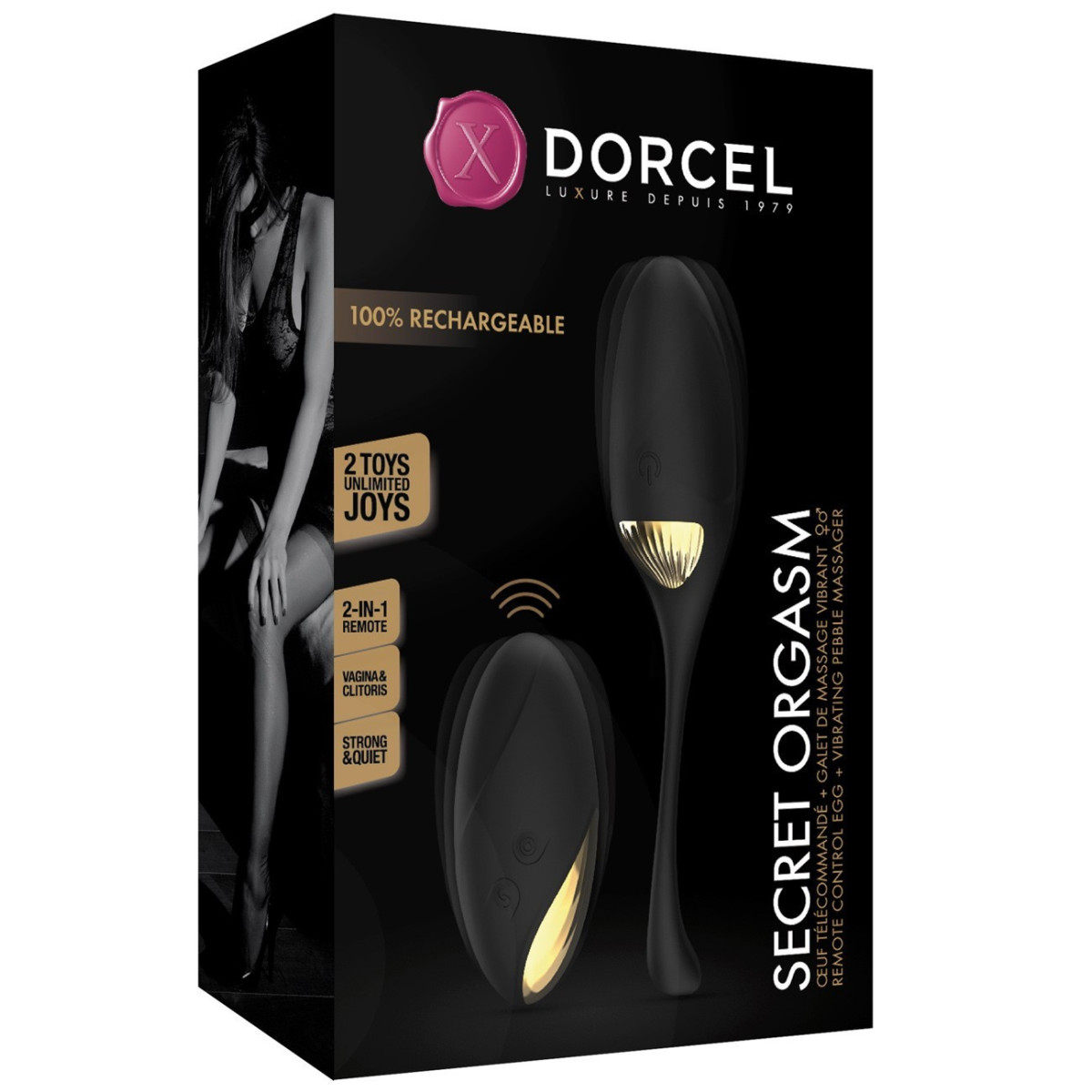 Ovo Vibrador + Estimulador secreto de orgasmo