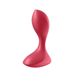 Plug Anal Recargable Backdoor Lover Satisfyer Rojo