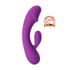 Vibrador de conejo muy flexible 2 motores Doreen