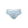 Blue tanga in fine lace Paris Hollywood