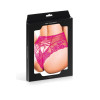 Tanga rosa cintura alta com laço