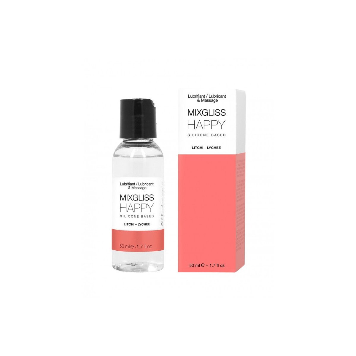 Mixgliss Silicona - Feliz - Litchi 50 Ml Mixgliss Silicona - Feliz - Litchi 50 Ml