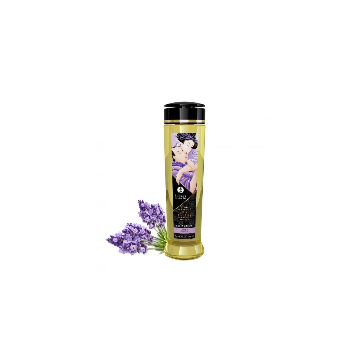 Huile De Massage Erotique Sensation / Lavande Huile De Massage Erotique Sensation / Lavande