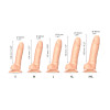 Sliding Skin Realistic Dildo Vanilla - Xxl