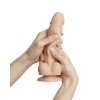 Sliding Skin Realistic Dildo Vanille - L