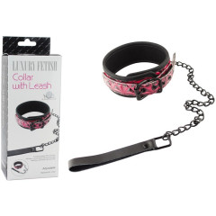 Laisse Et Collier Rouge Luxury Fetish