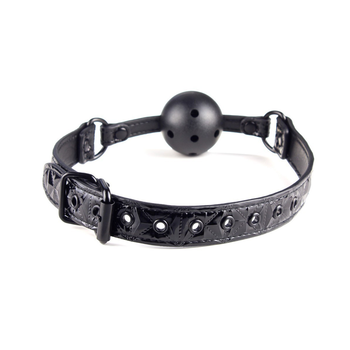 Baillon Black Luxury Fetish Ball Gag