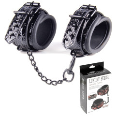 Handcuffs For Wrists Black Luxury Fetish