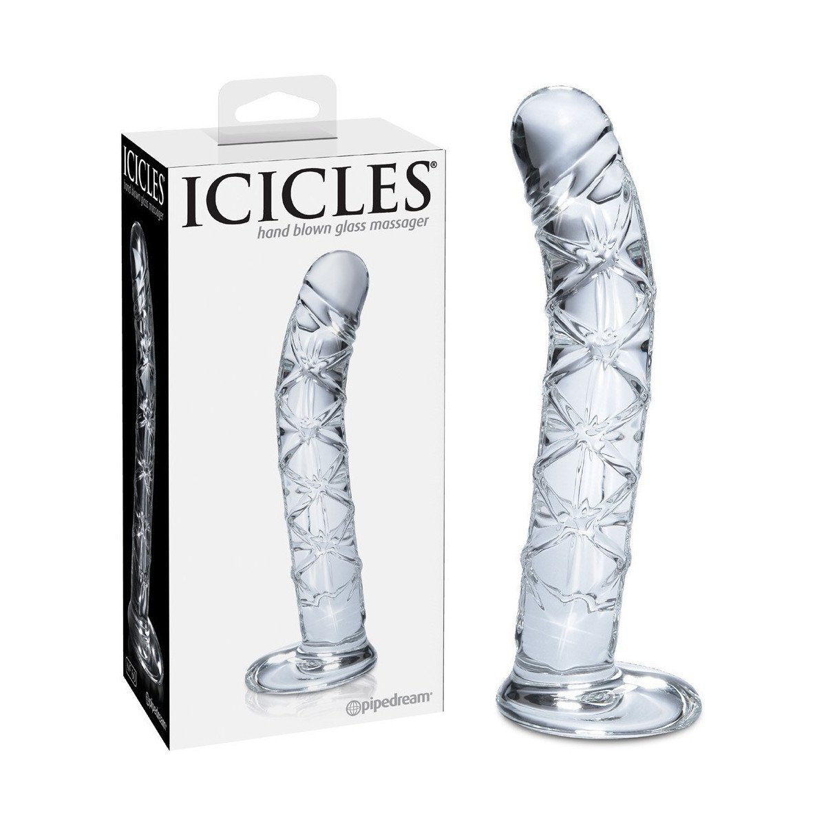 Realistic Glass Dildo Icicles No 60