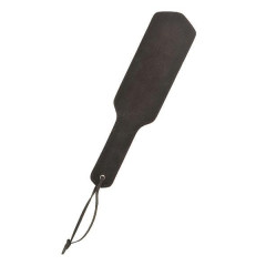 Swatter de cuero bovino negro