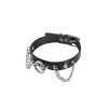 Choker Ring And Chains Black