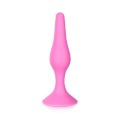 Plug Anal Suction Cup Pink Glamy L