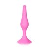 Tapón Anal Glamy Pink con ventosa L