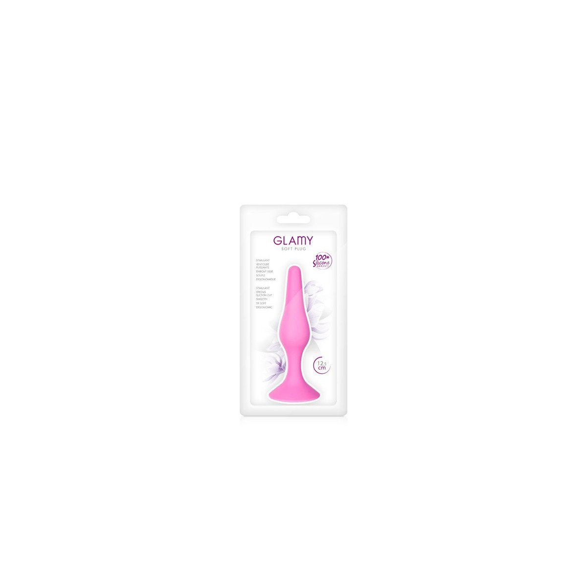 Ventosa Plug Anal Pink Glamy M
