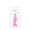 Glamy S pink suction cup anal plug