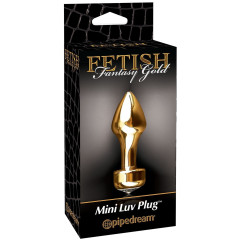 Dildo Anal Luv Plug Fetish Fantasy Gold