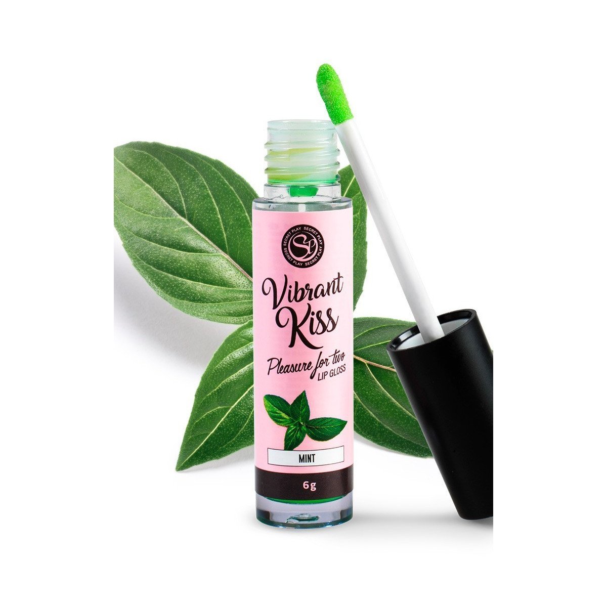 Gloss Vibrante Beijo" Sabor de Menta - 6 Gr" Gloss Vibrante Beijo" Sabor de Menta - 6 Gr"