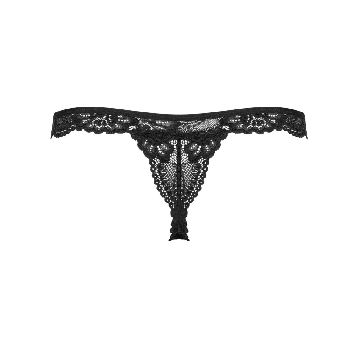 String noir dentelle 810-THO-1 Obsessive