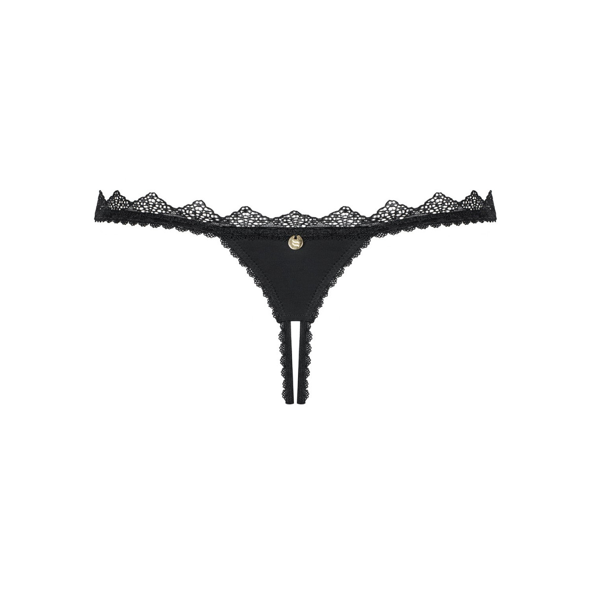 Tanga abierta Lolitte - Negro