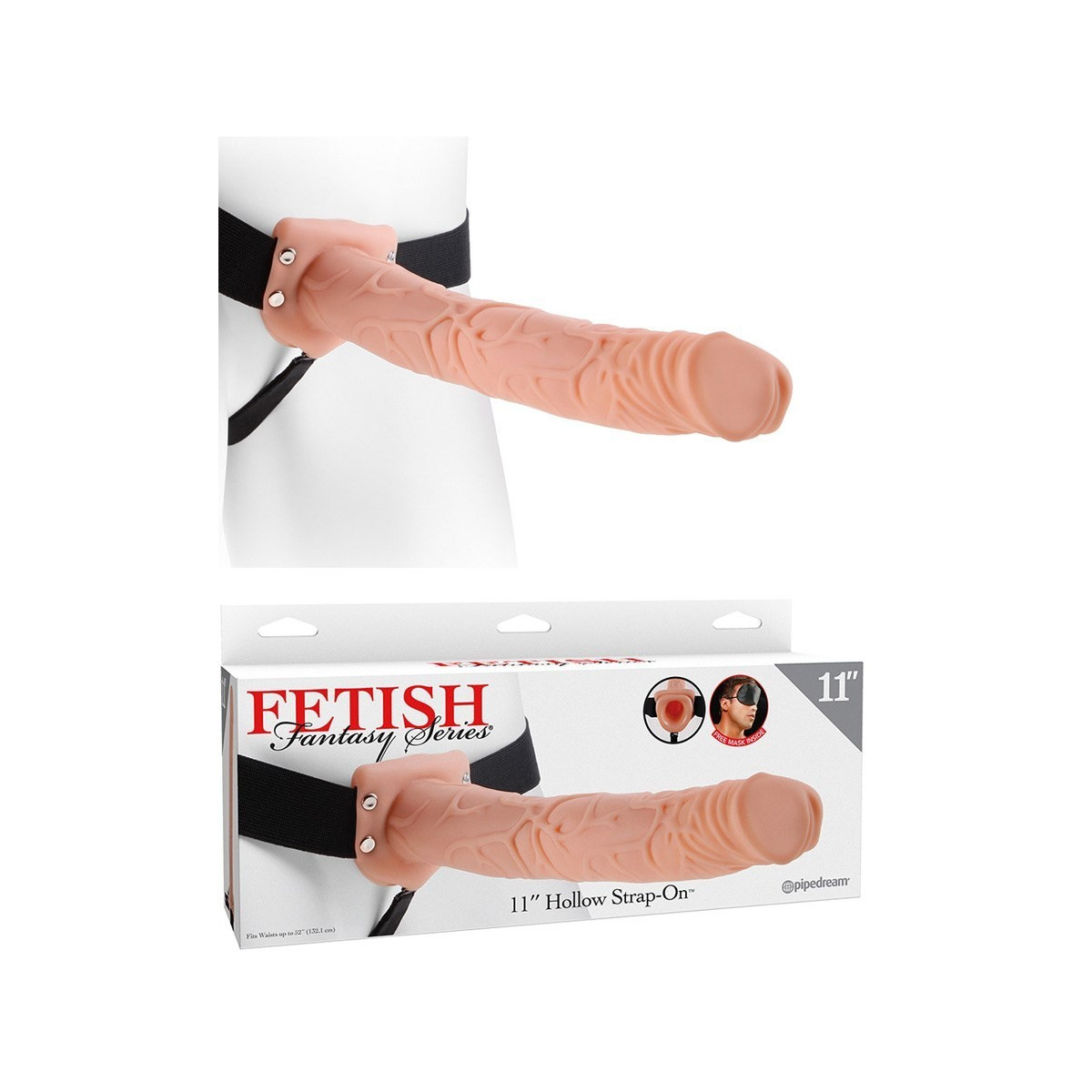 Dildo Belt Hollow Flesh 31 Cm