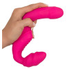 Vibrador recargable sin tirantes doble