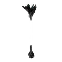 Cravache Plumes Tapette Black