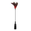 Cravache Feathers Tapette Red Black