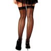 Medias Couture Flora Negro